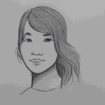 Pencil sketch illustration of students seated in a classroom